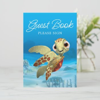 Finding Nemo | Squirt Baby Guest Book Invitation by FindingDory at Zazzle