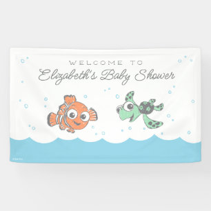 Finding Nemo & Squirt Baby Shower Banner