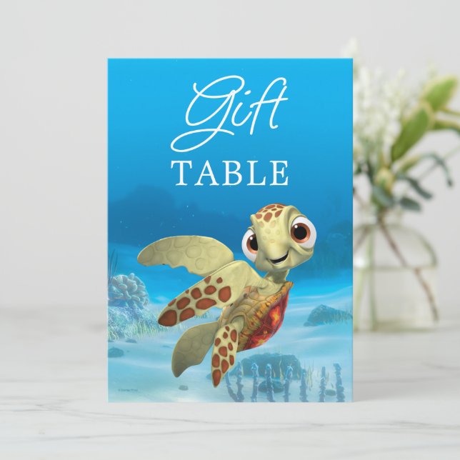 Finding Nemo | Squirt Baby Shower Cards & Gifts (Standing Front)