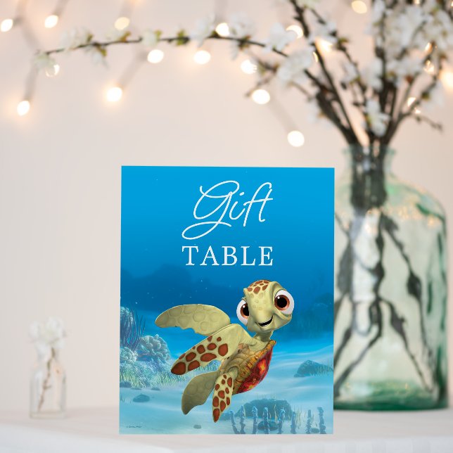 Finding Nemo | Squirt Baby Shower Cards & Gifts Foam Board (In Situ (Wedding))