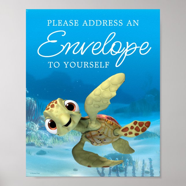 Finding Nemo | Squirt Baby Shower Envelope Poster (Front)
