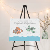 Finding Nemo, Squirt Baby Shower Welcome Sign
