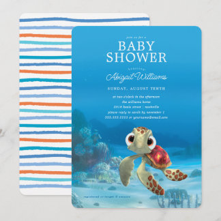 Finding Nemo Squirt Baby Shower Invitation