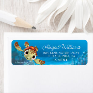 Finding Nemo   Squirt Baby Shower Label