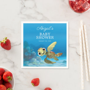 Finding Nemo Squirt Baby Shower Napkins