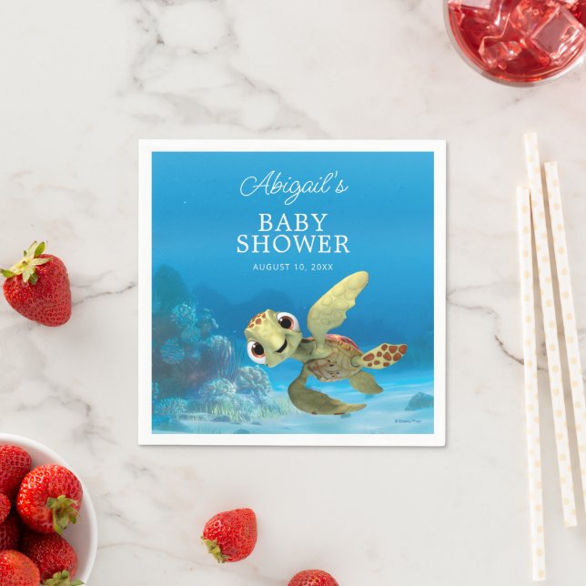 Finding Nemo | Squirt Baby Shower  Napkins (Insitu)