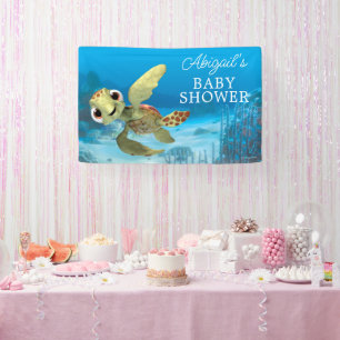 Finding Nemo Squirt Baby Shower Welcome Sign