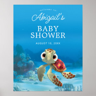 Finding Nemo Squirt Baby Shower Welcome Sign