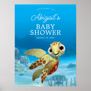 Finding Nemo Squirt Baby Shower Welcome Sign