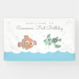 Finding Nemo & Squirt First Birthday Banner