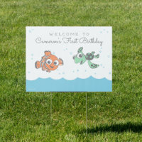 Finding Nemo & Squirt First Birthday