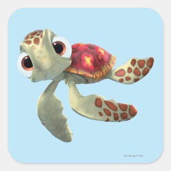 Finding Nemo | Squirt Floating Square Sticker by FindingDory at Zazzle