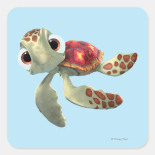 Finding Nemo   Squirt Floating Square Sticker