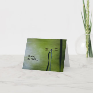 Finding Peace & Being Still -- Note Card