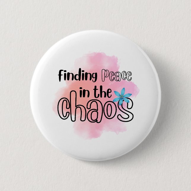Finding Peace Button (Front)