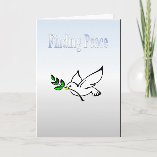 Finding Peace Card (Front)