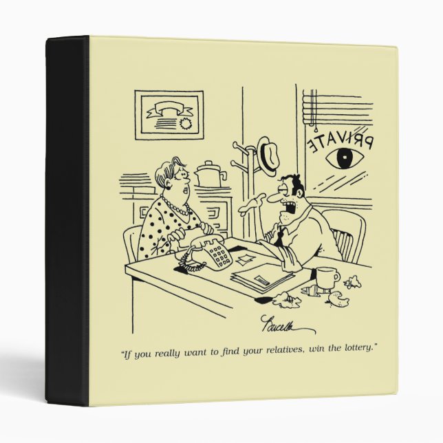 Finding Relatives 3 Ring Binder (Front/Spine)