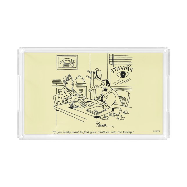 Finding Relatives Acrylic Tray (Front)