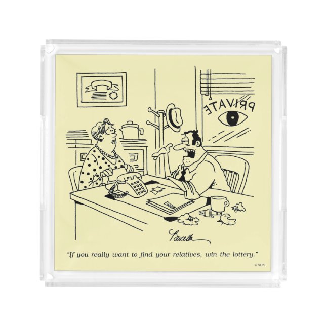 Finding Relatives Acrylic Tray (Front)