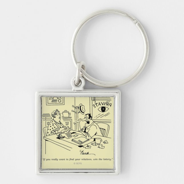 Finding Relatives Keychain (Front)