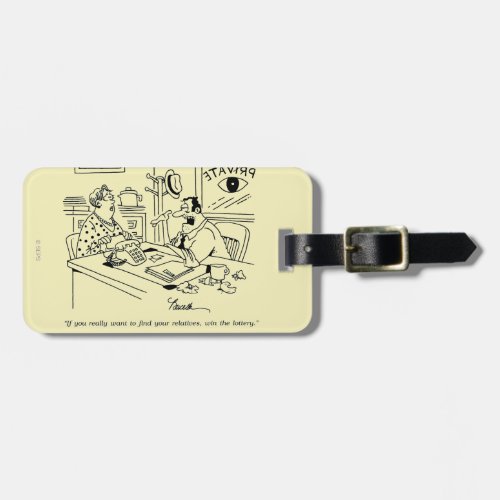Finding Relatives Luggage Tag