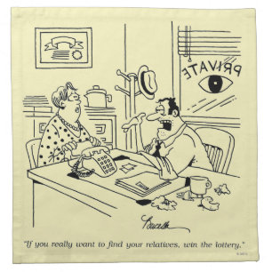 Finding Relatives Napkin