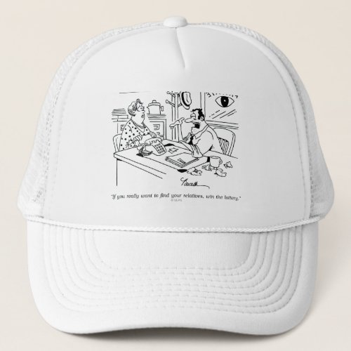 Finding Relatives Trucker Hat