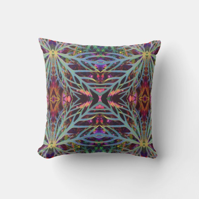 Finding the Colors Pattern Throw Pillow (Front)