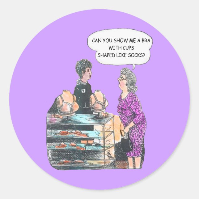 Finding the Right Bra Sticker (Front)