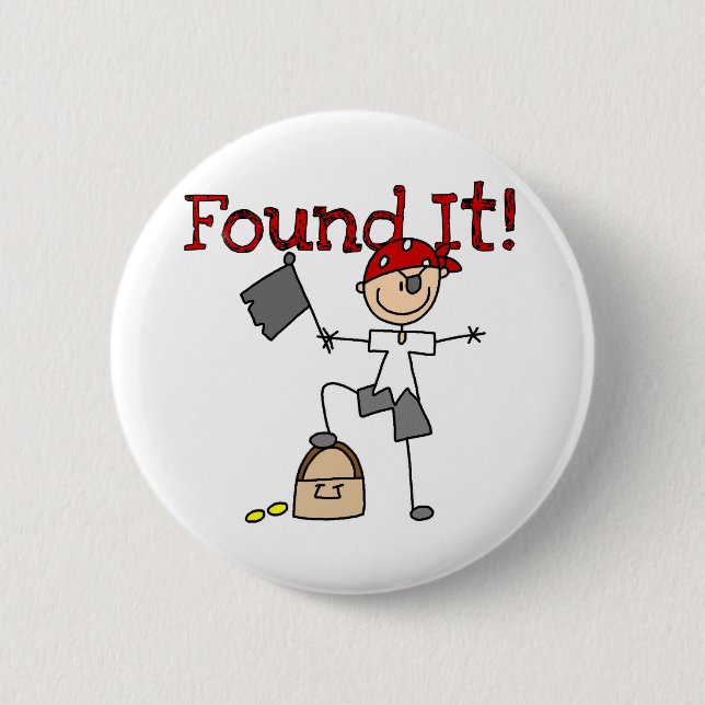 Finding Treasure Button (Front)