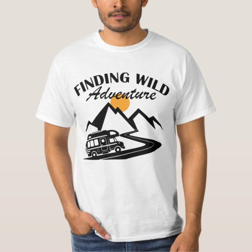 Finding Wild Adventure White T_Shirt