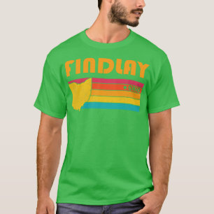 Findlay Ohio Vintage Distressed Souvenir T-Shirt