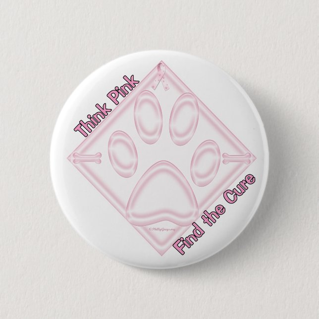 FindtheCure~ThinkPink Button (Front)