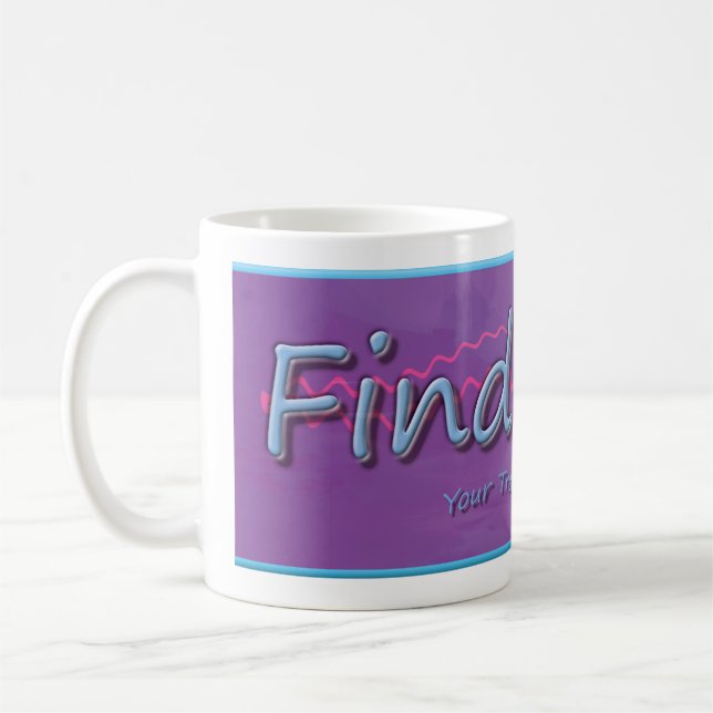 FindWave logo design to stir the imagination! Coffee Mug (Left)