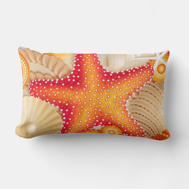 Fine Abstract Cool Cute Girly Nature Fashion Lumbar Pillow (Front)