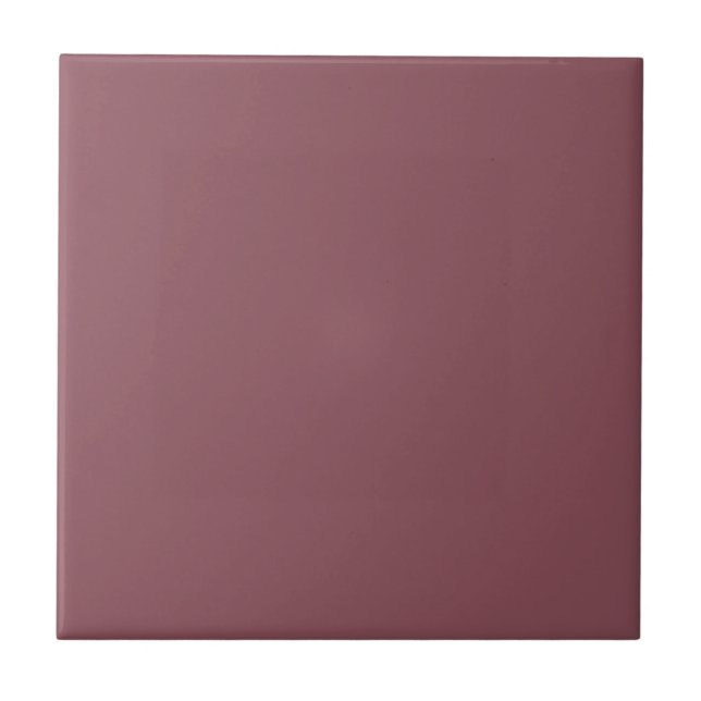 Fine Aged Wine Red Square Kitchen and Bathroom Ceramic Tile (Front)