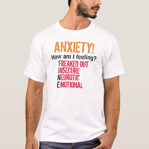 FineAnxiety T_Shirt Dark Text