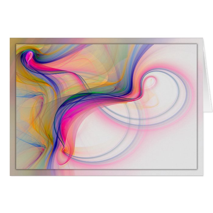 Fine Art Abstract 957 Greeting Card