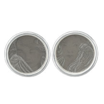 Fine Art Angel Drawings Cufflinks