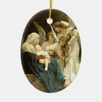 Fine Art Angels Ornament by Lilleaf at Zazzle