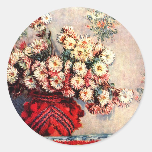 Fine art artist Claude Monet Stickers (Front)