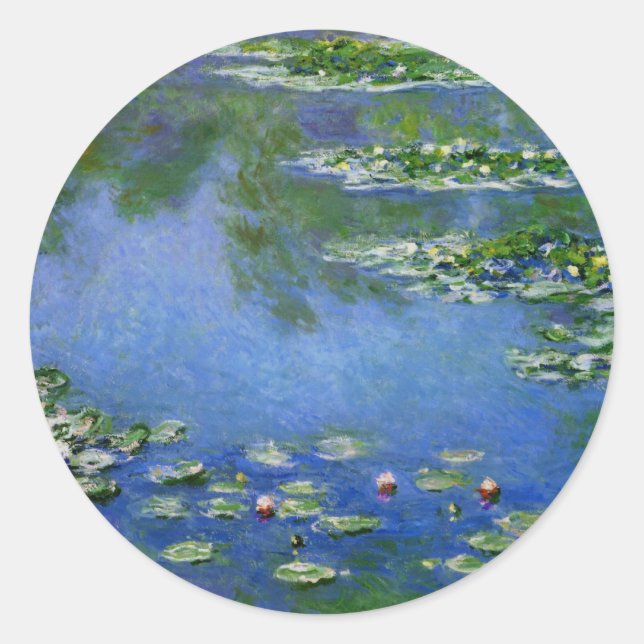 Fine art artist Claude Monet Stickers (Front)