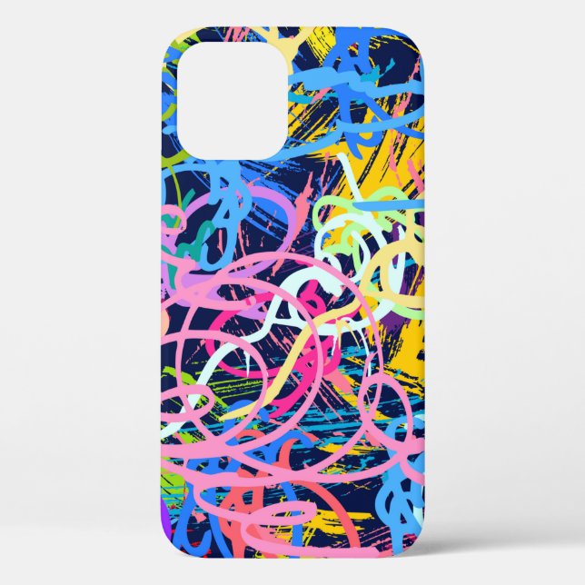 Fine Art background. Seamless pattern with grunge  Case-Mate iPhone Case (Back)