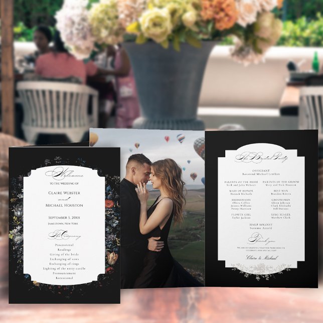 Fine Art Black Floral Calligraphy Program (Creator Uploaded)