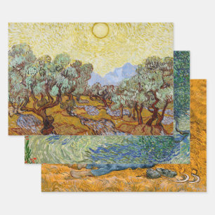 Fine Art by Vincent Van Gogh, Decoupage Wrapping Paper Sheets