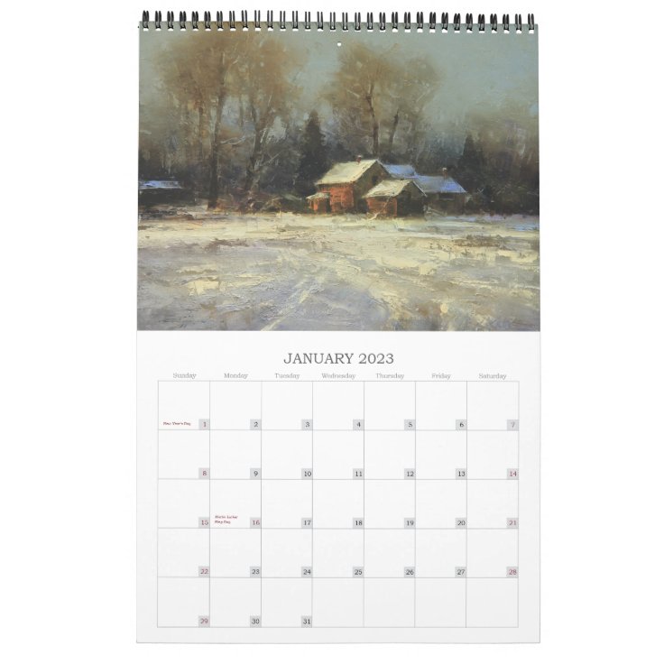 Fine Art Calendar Zazzle