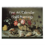 Fine Art Calendar Floral Paintings at Zazzle