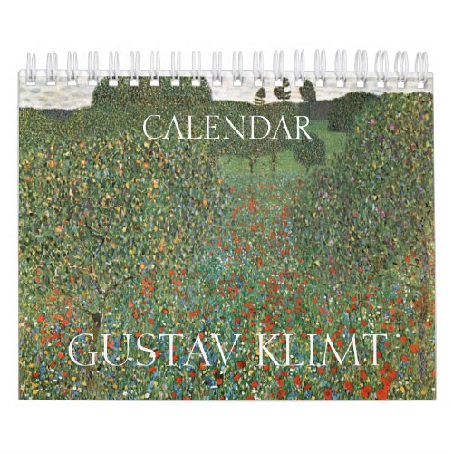  FINE ART CALENDAR  GUSTAV KLIMT  PAINTINGS