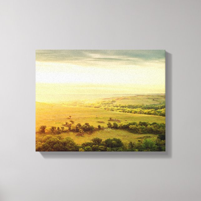 Fine Art Canvas Print - Kansas Flint Hills (Front)