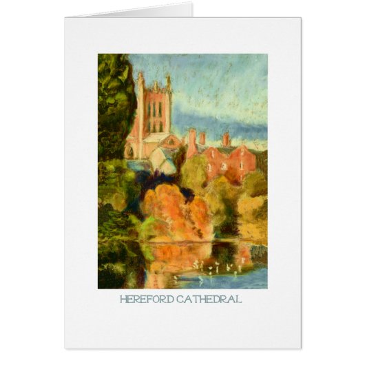 Fine Art Card - Hereford Cathedral (Front)